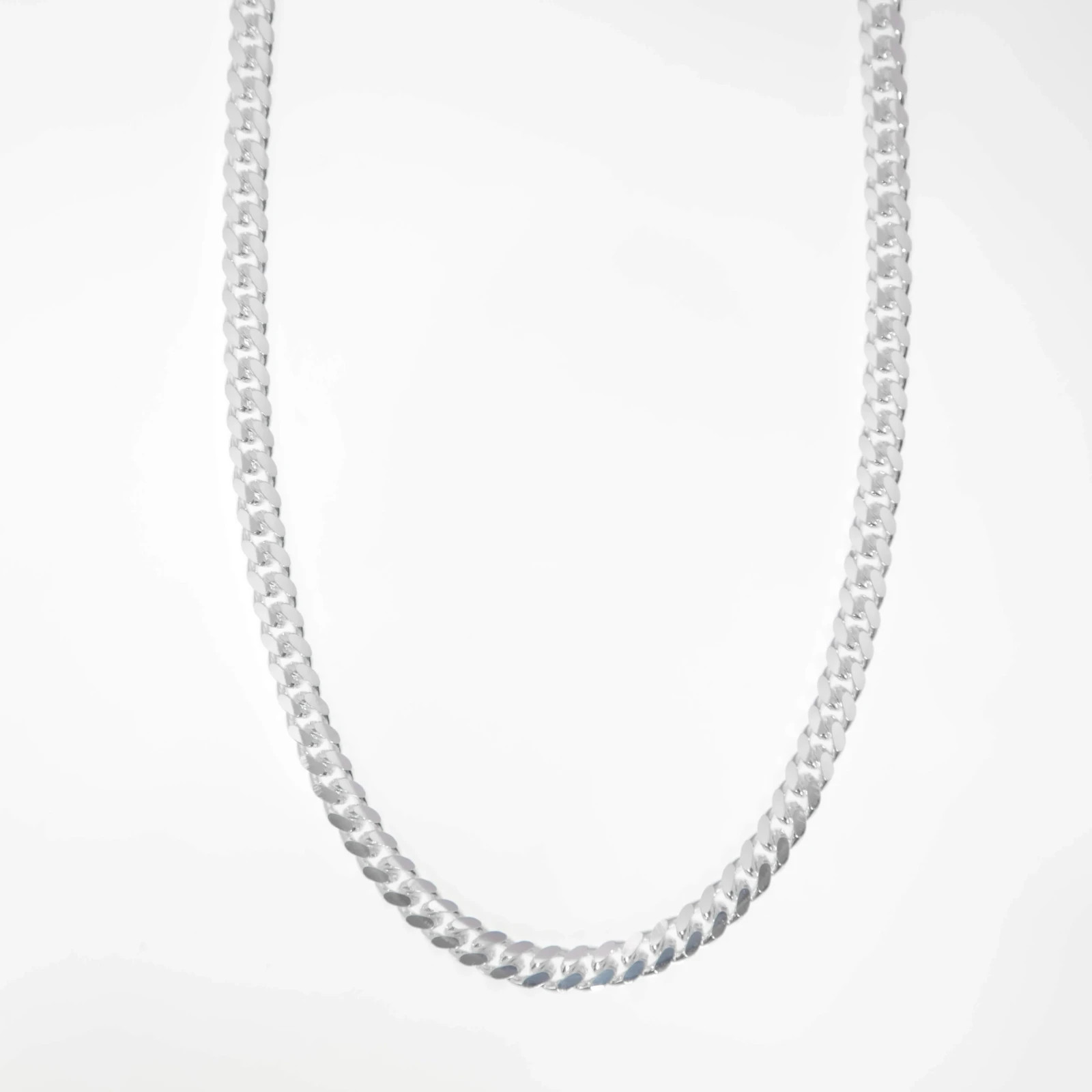 Solid Italian .925 Sterling Silver Cuban Chain PLUX 24″ 3.6mm 10.68g