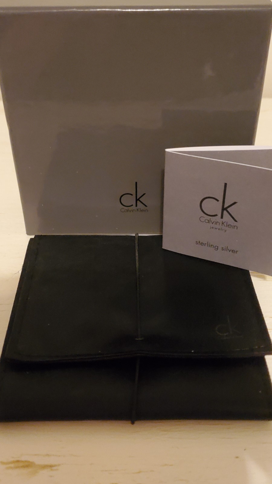 Calvin Klein Stainless Steel Satisfaction Set of 2 Bangle Bracelets NWT Sz 7