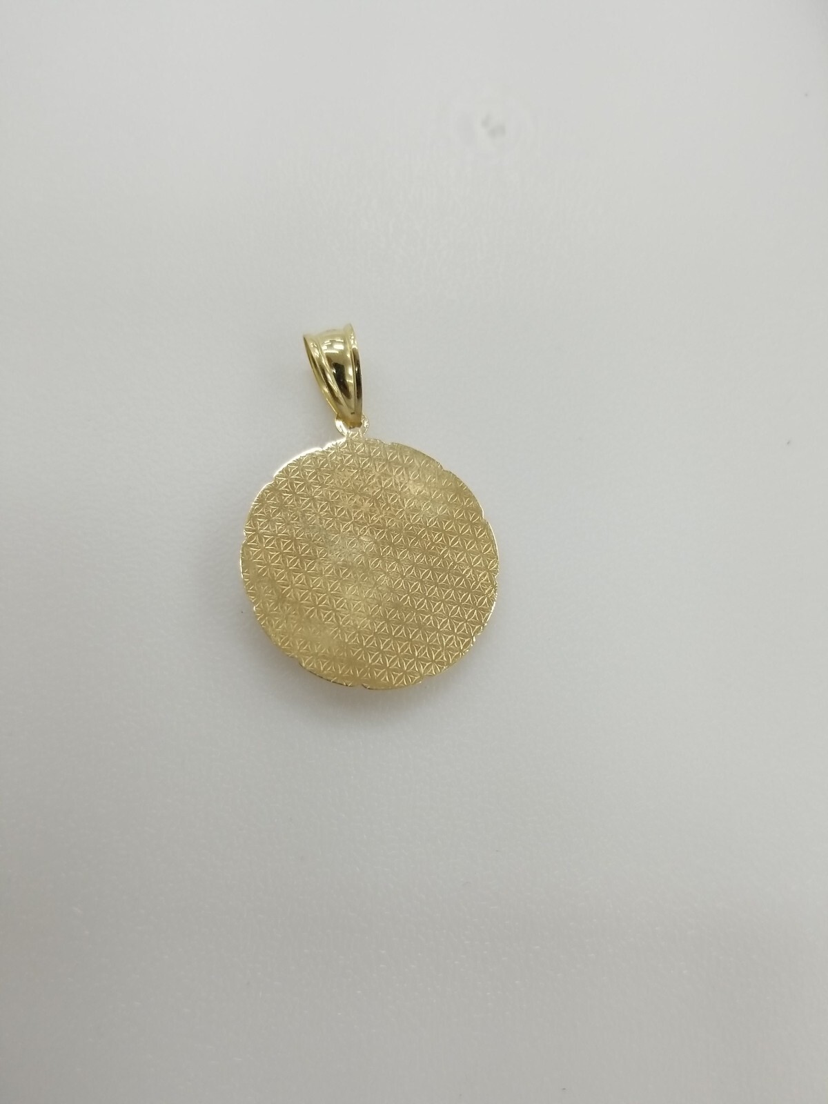 10KT Gold Jesus 2Tone pendant 5mm Bail 100% genuine Gold, Brand New 4.4 grm