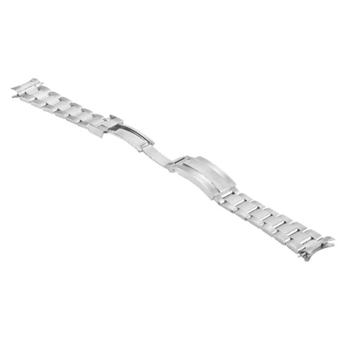 20 MM OYSTER BRUSHED STEEL WATCH BAND FOR ROLEX SUB FLIP LOCK DESIGNER CLASP