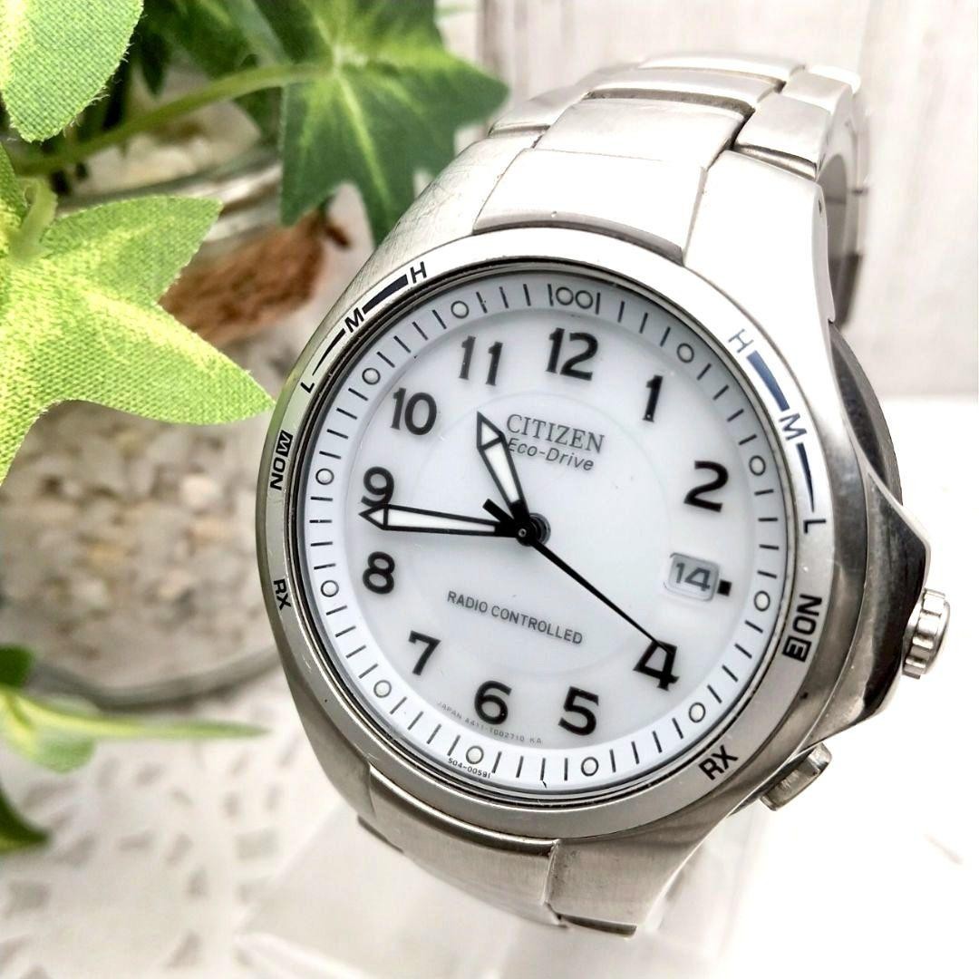 Citizen Eco-Drive Solar Watch Date Silver Dial 38mm Mens wrist 15cm/5.9in