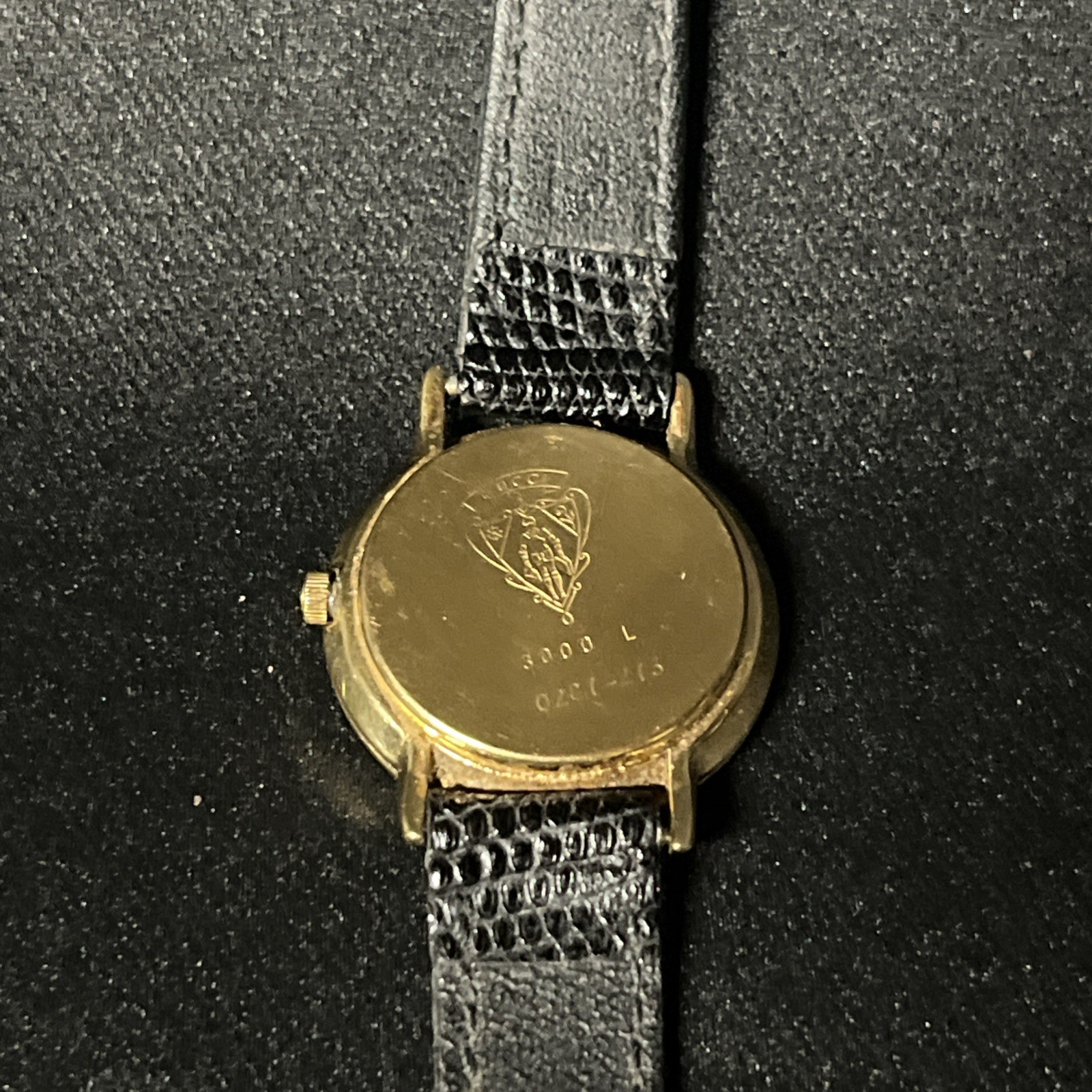 Vintage Gucci 3000 L Women’s Wristwatch with A Gold-plated Case Swiss Made W/Box