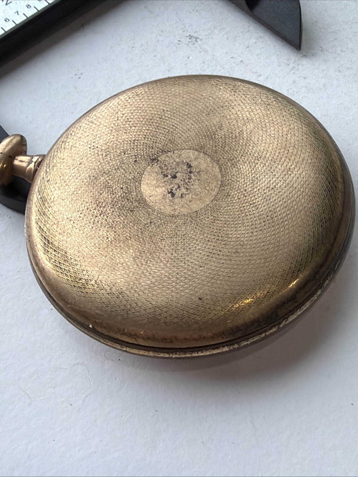 AS87 VTG 10 Years Gold Filled Winding Locust Pocket Watch For Repair Sold As Is