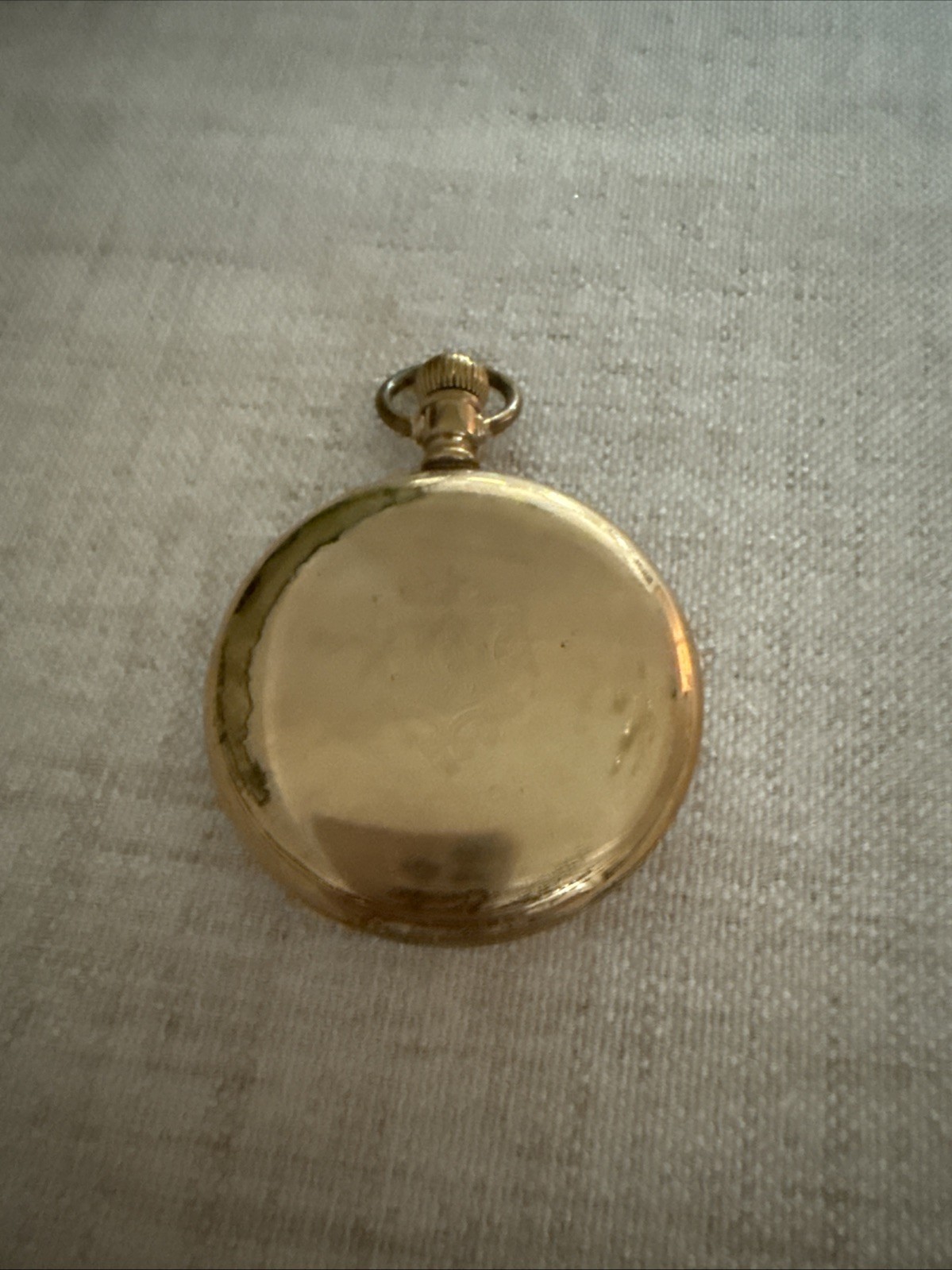 Vintage Hamilton Pocket Watch Gold Filled Open Face Railroad Style Manual Wind