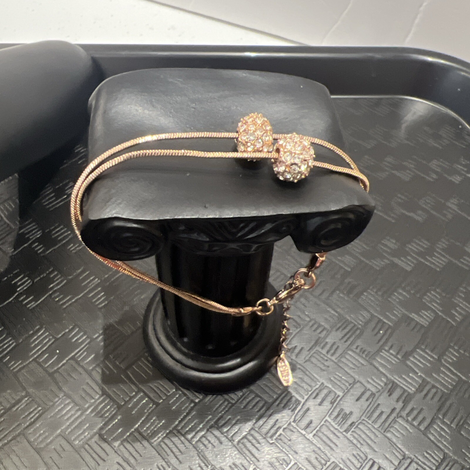 18k Rose Gold Plated Bracelet Unique One Of A Kind Very Beautiful