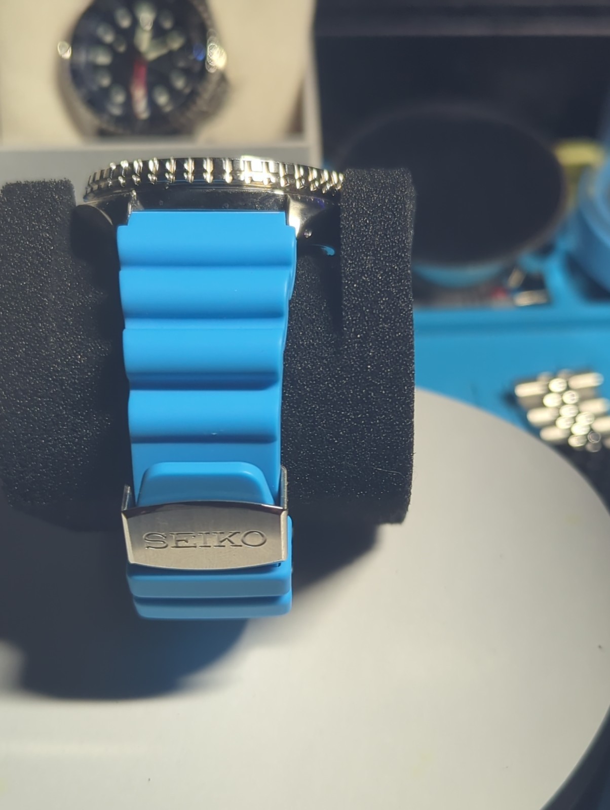 Mint Seiko Prospex Blue Unisex Adult Watch – SRPH59 Full Set