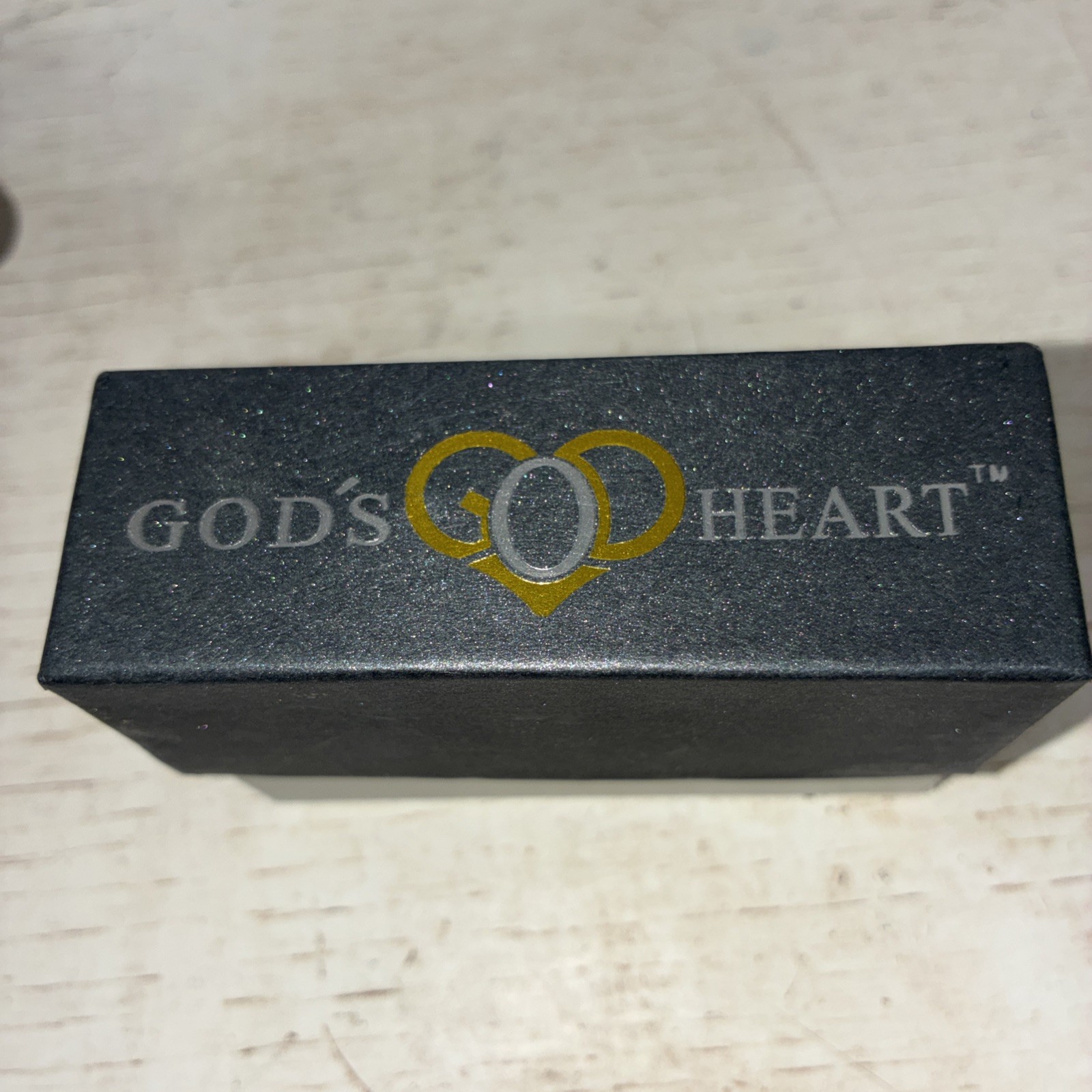 God’s Heart silver gold bangle bracelet heart motif religious no stone