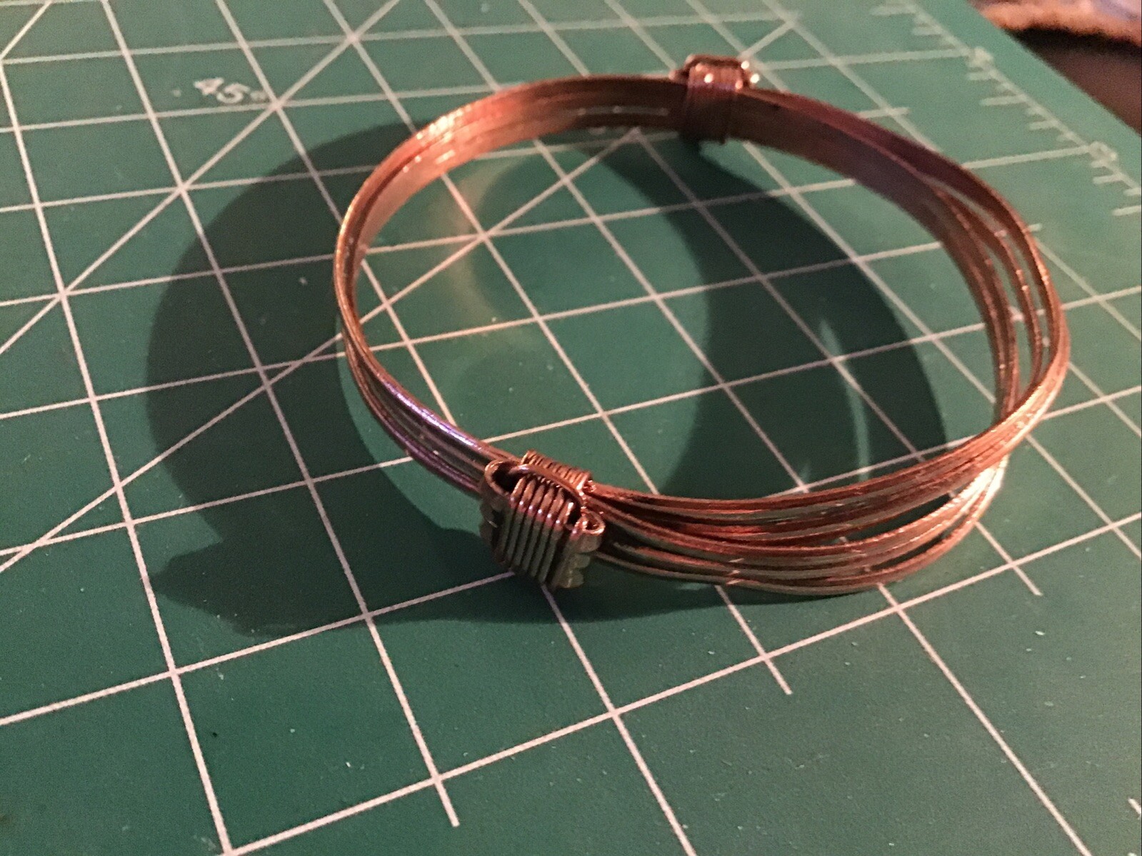 Elephant hair bracelet made from copper Kenya Kenyan Africa African Bangle