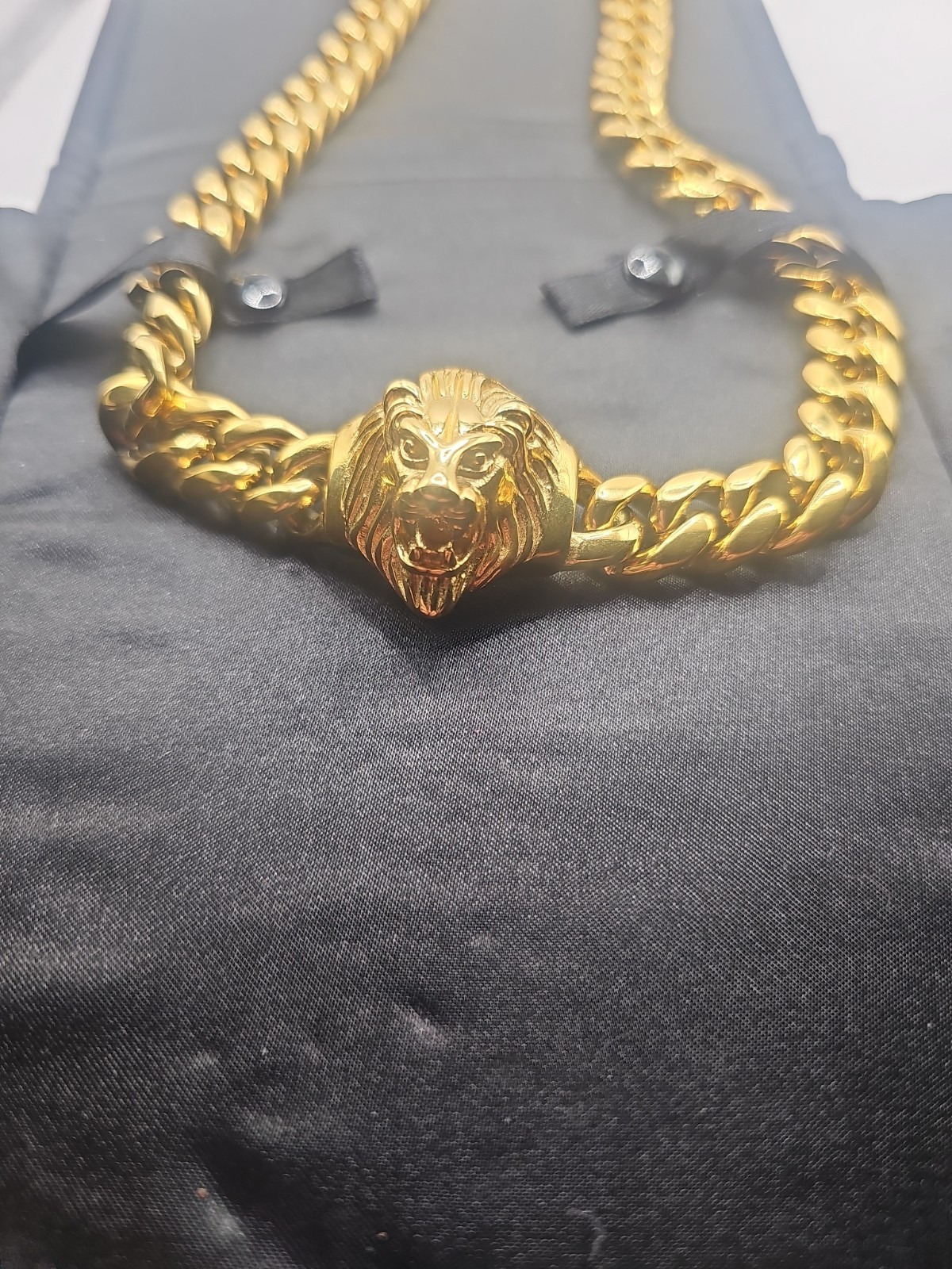 Daniel Steiger Golden Lionheart Necklace