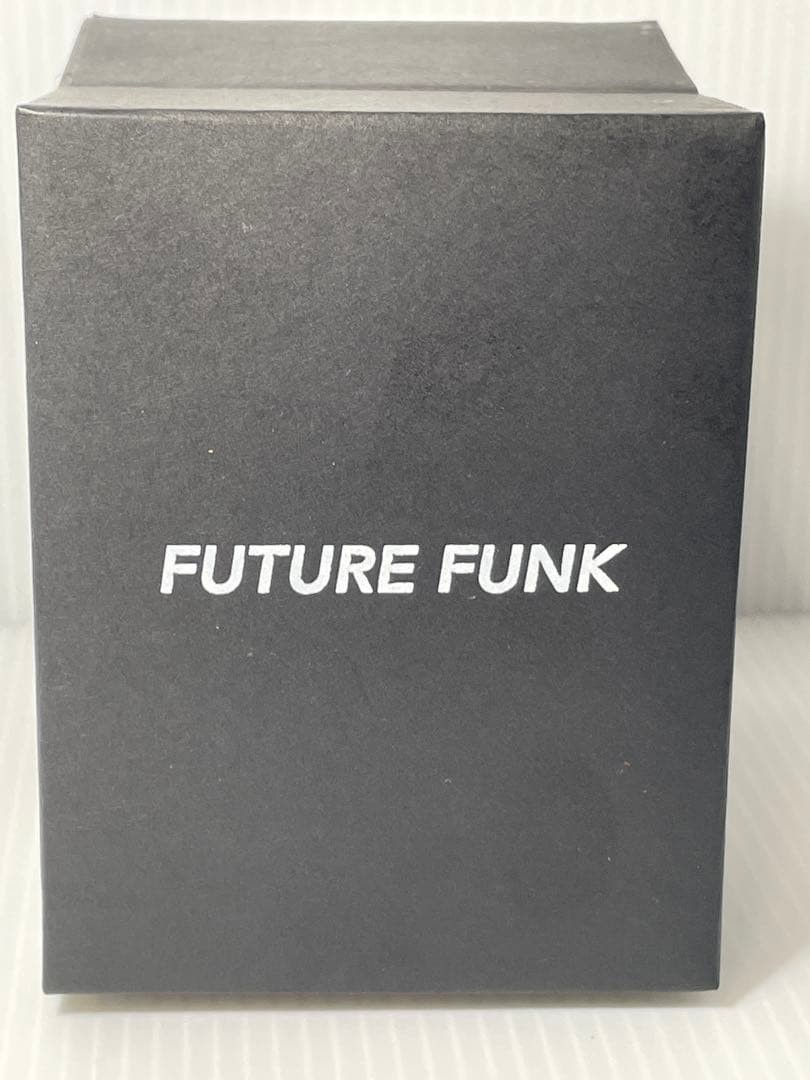 FUTURE FUNK Digital Watch White Roller Display Quartz Plastic Case Box Japan