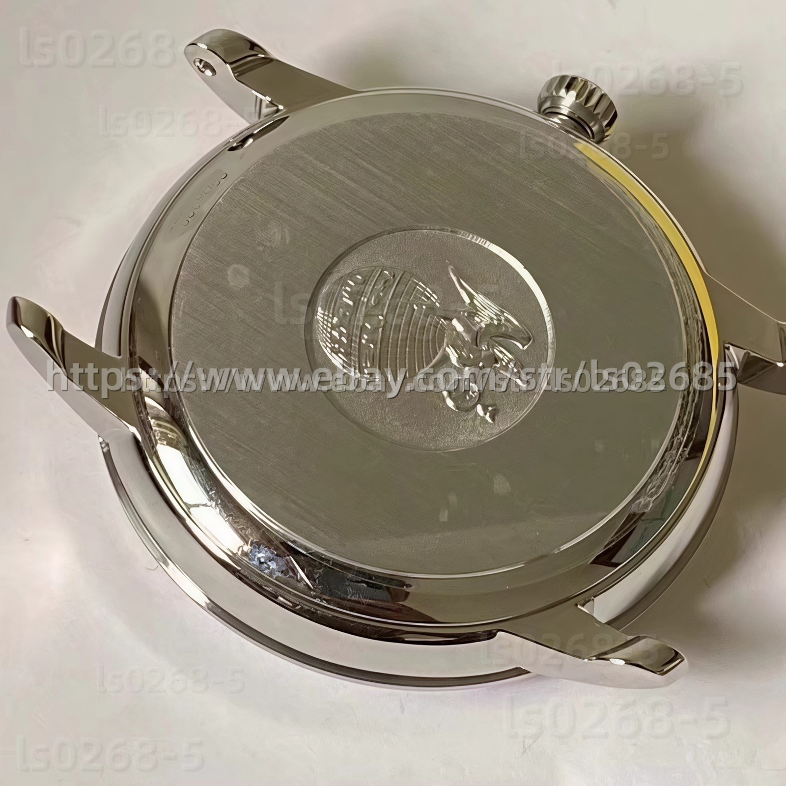 For DIY 39.5mm Watch Steel Case kit For 2824 9015 2892 movement