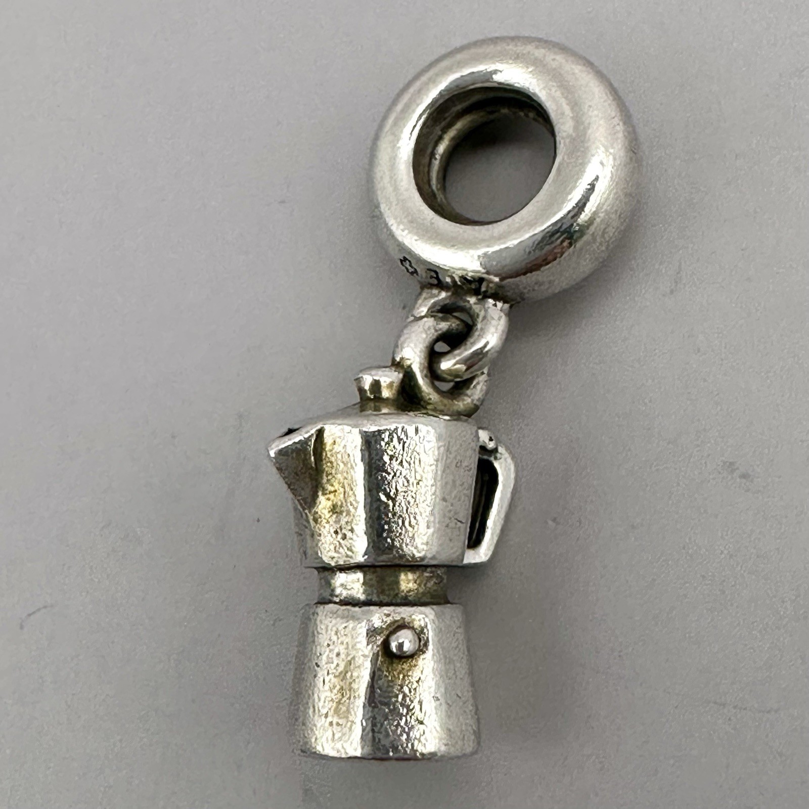 Pandora Coffee Lovers Bead Charm Pot ALE S 925 Sterling Silver Pendant 791514