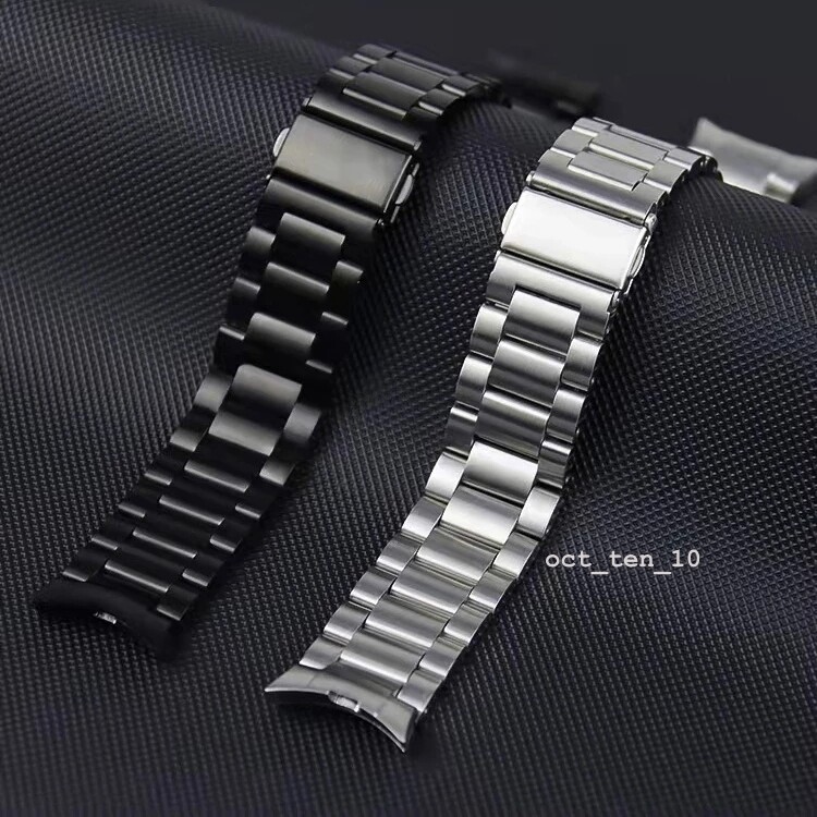 For Samsung Galaxy Watch 4 5 6 7 40/43/44/47mm Stainless Steel Metal Strap Band