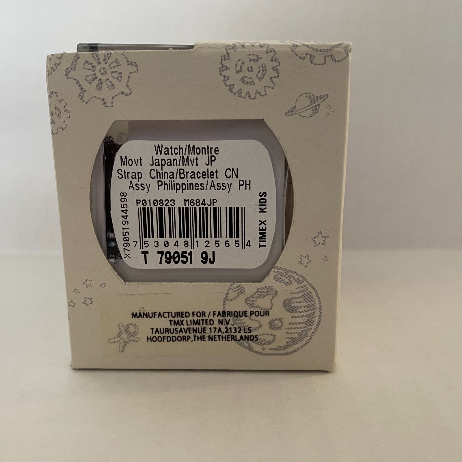Timex Time Machines Kids Analog Watch Black Easy Strap NWT New in Box T79051