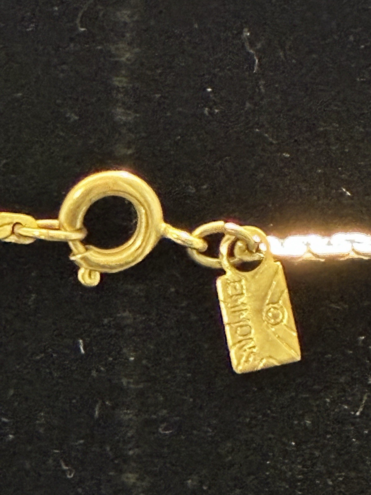 VTG Caroline Emmons Capriccio Choker Necklace Jens Von Edler MCM Gold Tone Rhine