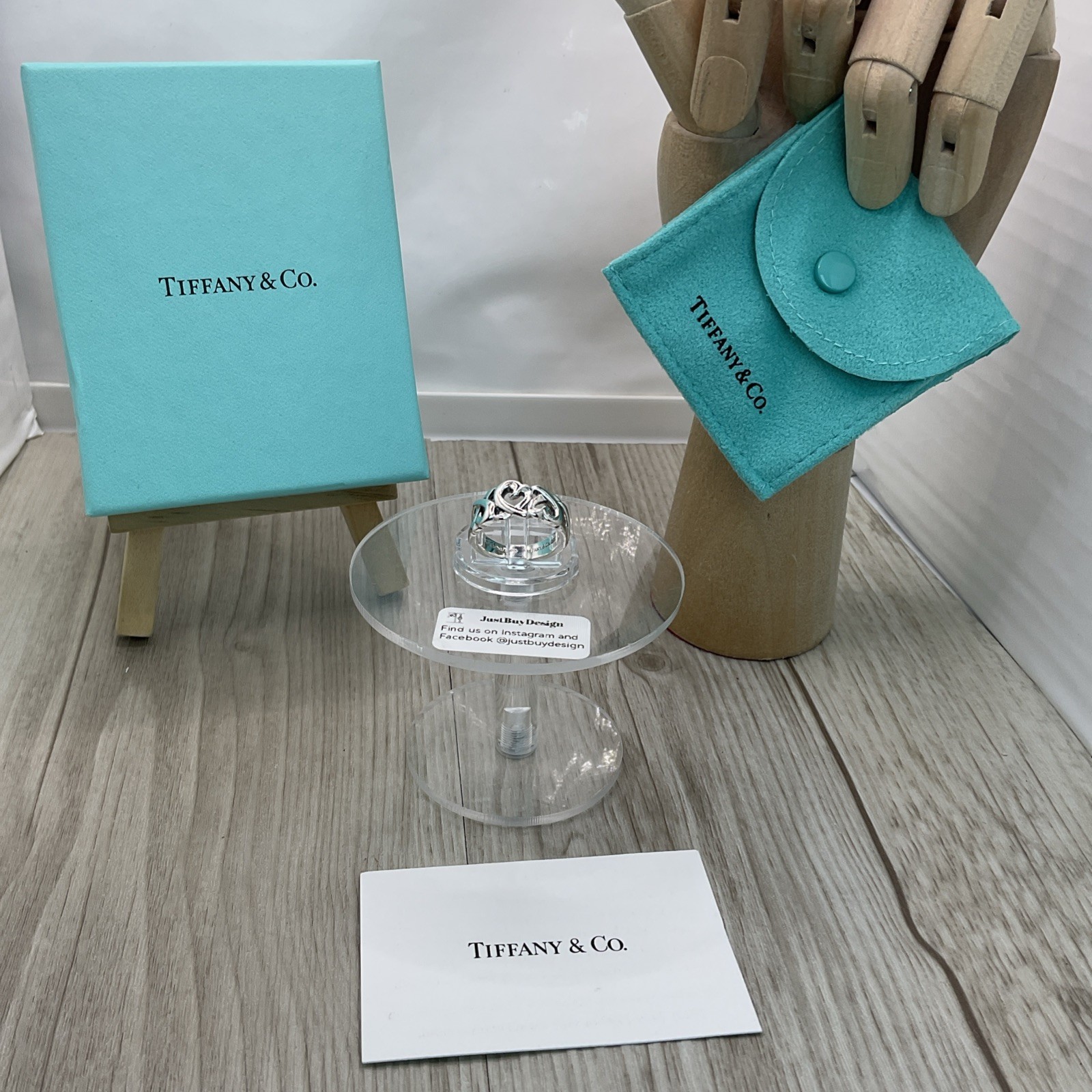 Tiffany & Co. Palomo Picasso Loving Hearts Ring. Size: K US: 5 U: 50 No: 10