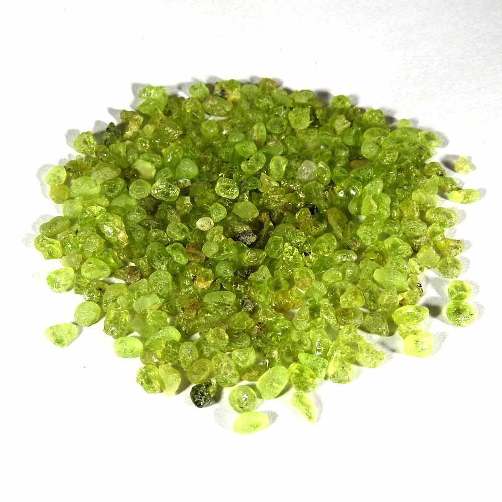 73.10 Ct Natural Peridot crystal Facet Rough Specimen Brazil