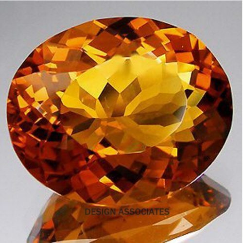 MADEIRA CITRINE 16X12 MM OVAL CUT FROM BRAZIL