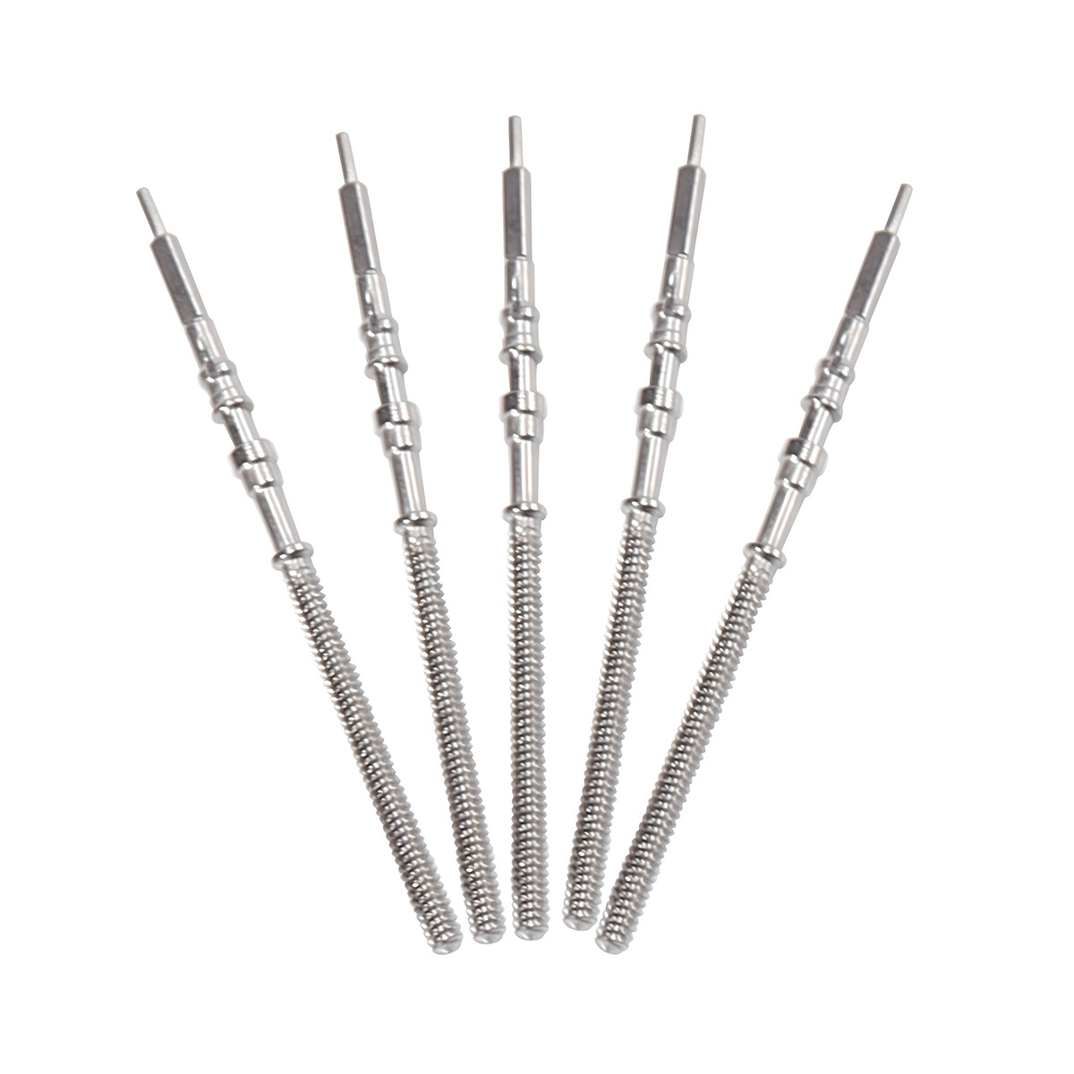 5Pcs Movement Watch Steel Stem Crown Kit Watch of Parts NH35 NH36 NH38 NH39 4R35