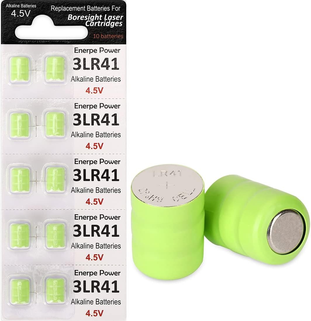10-Pack 3AG3 / 3LR41 / 3×392 Replacement Batteries 4.5V for All Bore Sight…