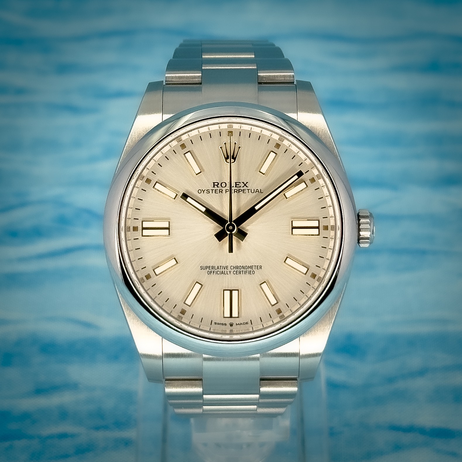 2020 Rolex Oyster Perpetual Silver Dial 41mm 124300 – Full Set