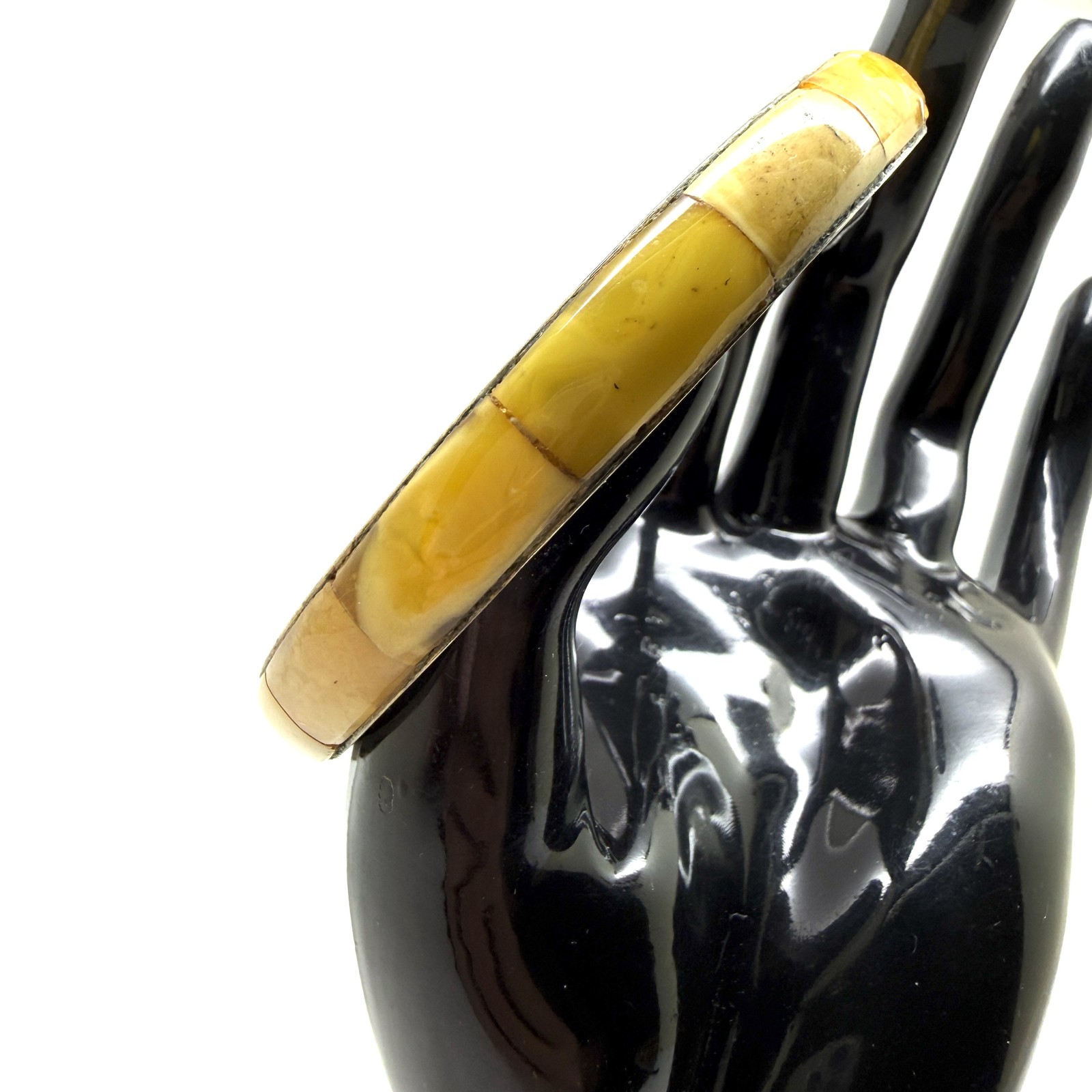 Authentic Butterscotch Baltic Amber Bangle Bracelet Handmade Gift 22g