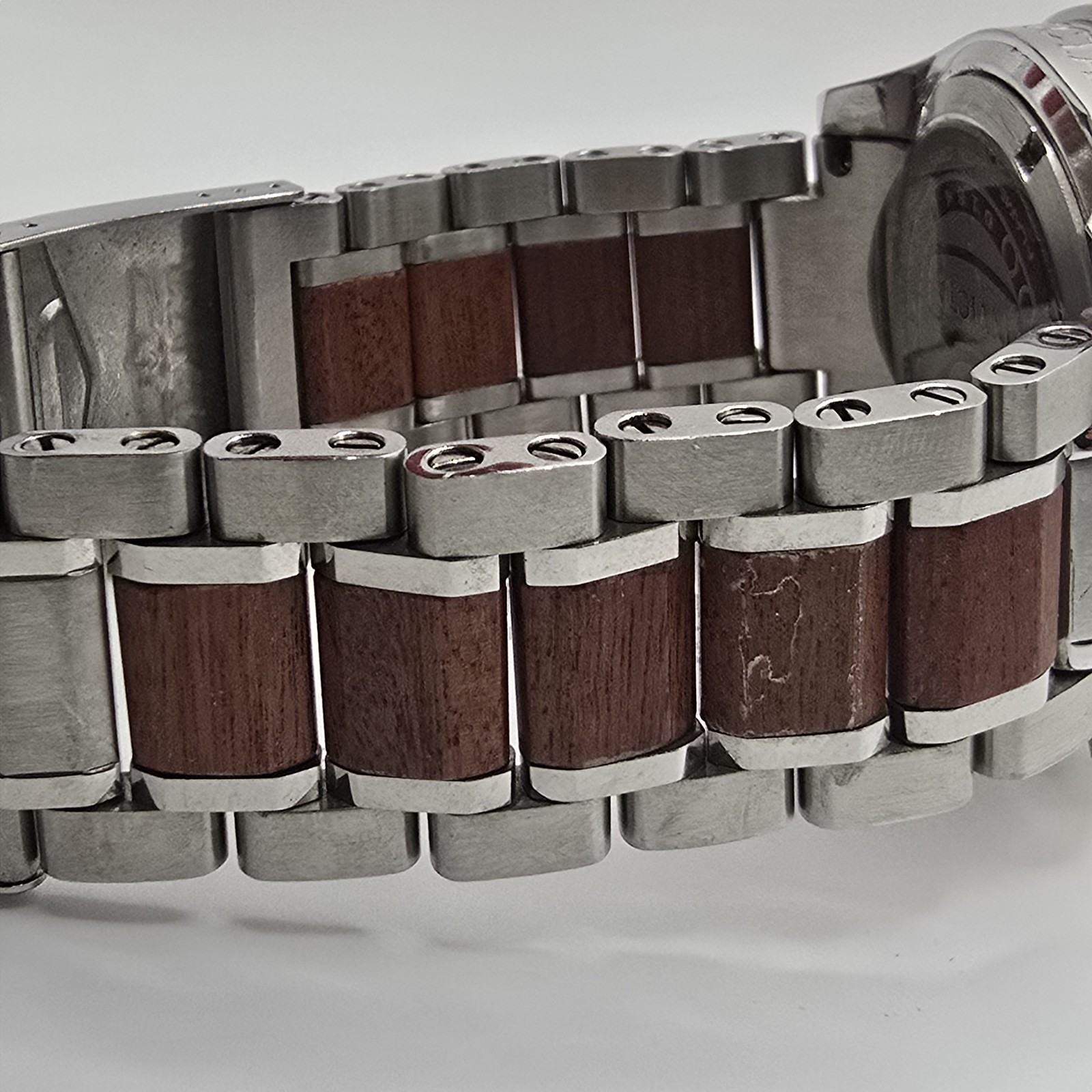 Invicta Grand Diver Men’s Watch Brown Teak Wood Chronograph 0164 47mm
