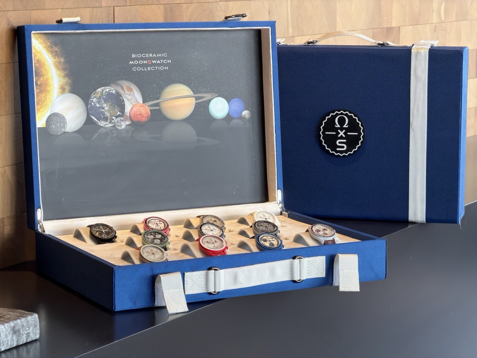 Omega x Swatch Mission to the MoonSwatch Suitcase Display Box