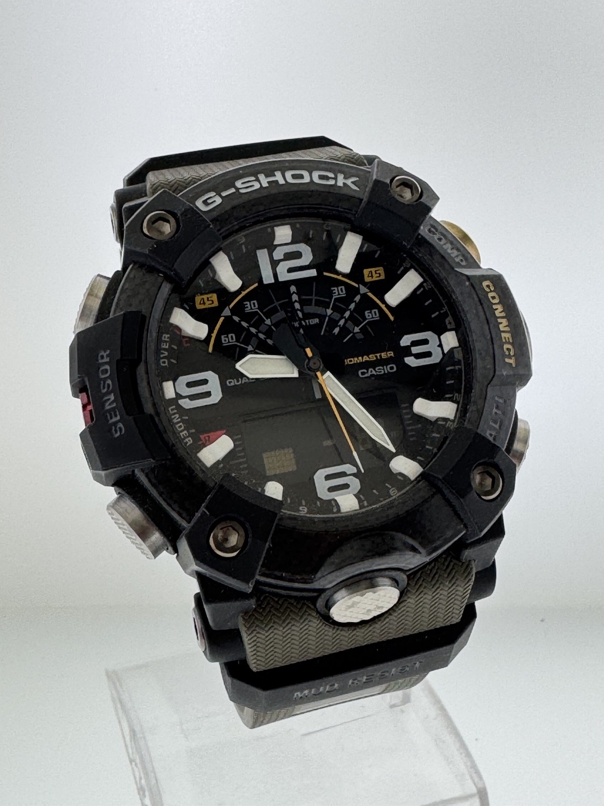 Casio G-Shock WATCH GG B100 1A3 COMPASS GREENISH BLACK BENZEL DISPLAY SAMPLE 61