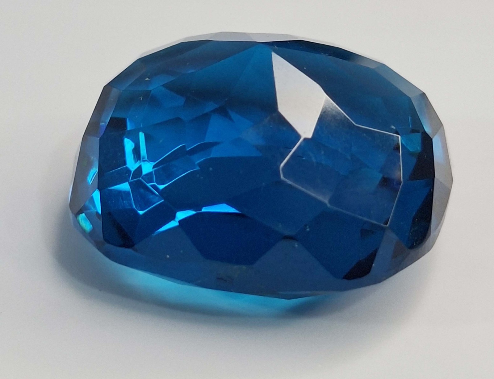 Blue Indicolite Tourmaline Natural Cushion Cut 58-60 Ct Loose Gemstone SP214
