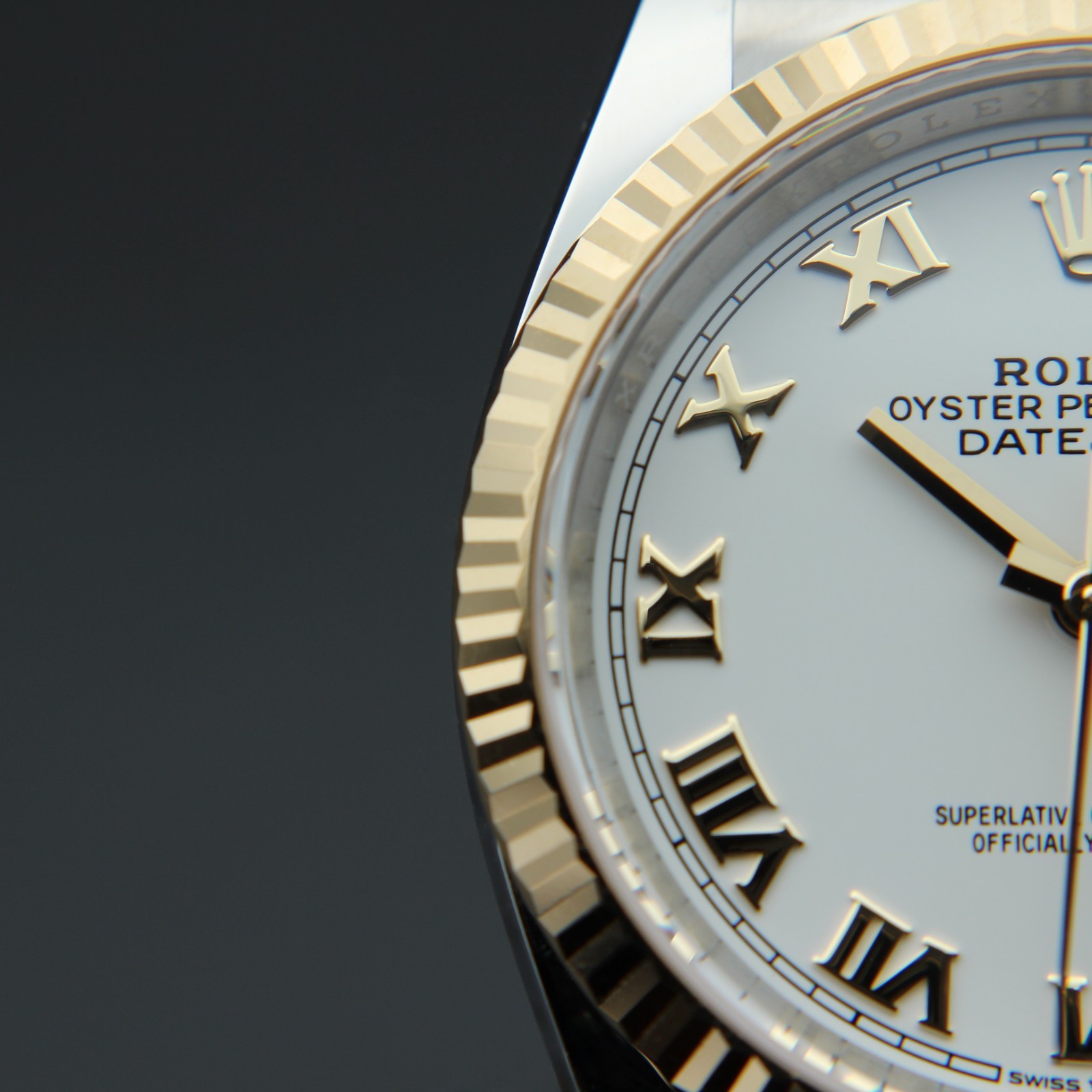 2026 Rolex Datejust White Roman Dial Jubilee 18kt Gold Jubilee 36mm 126233