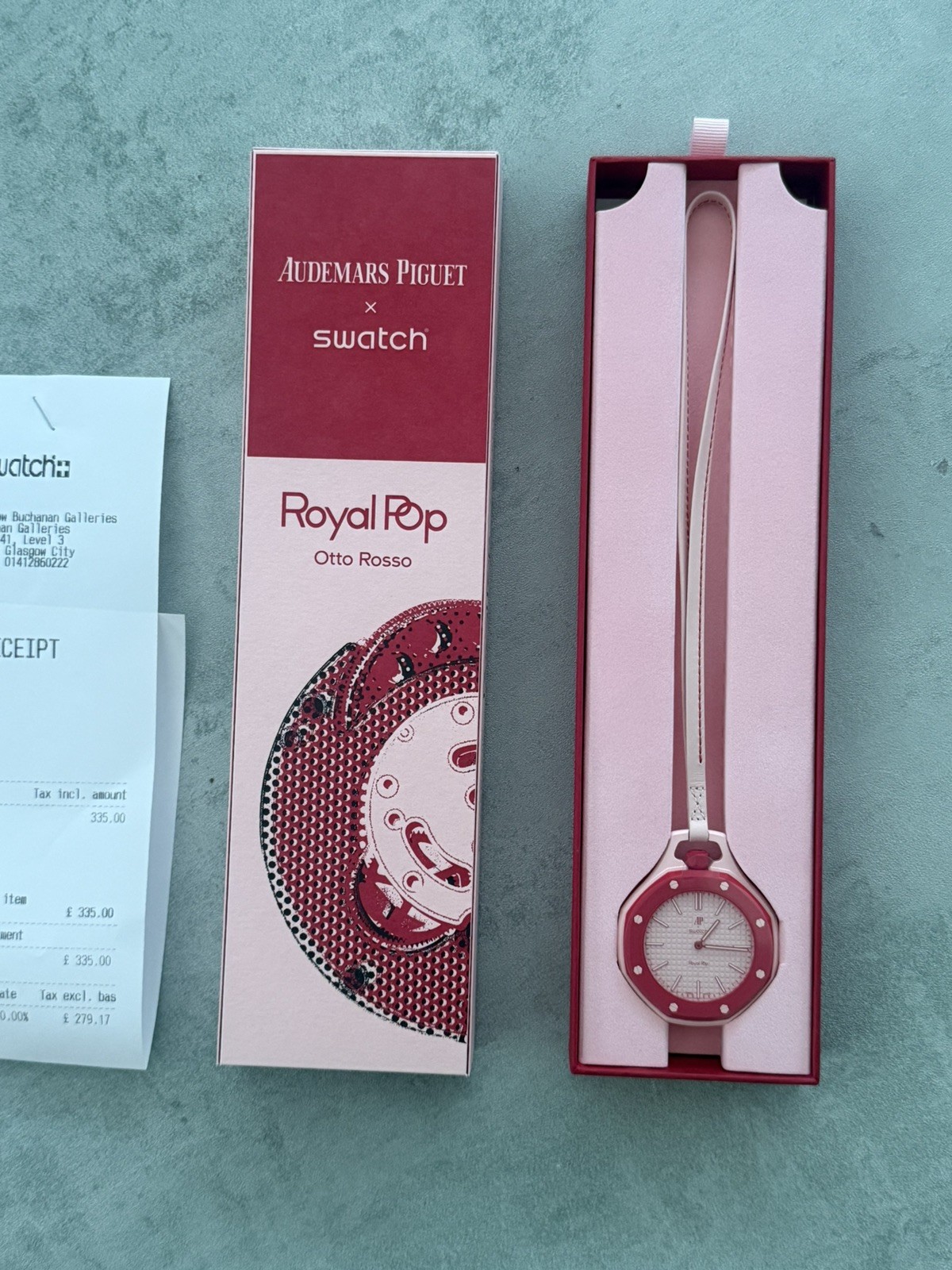 Swatch x AP (Audemars Piguet) Royal Pop Otto Rosso / Brand New With Receipt ✅