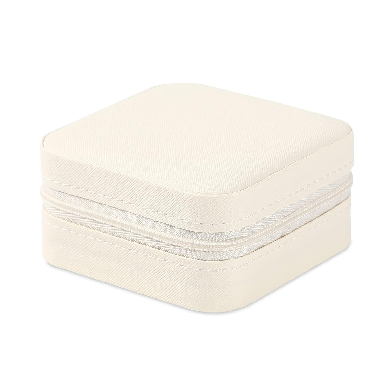 Elegant Portable Travel Jewelry Box with Mirror – Compact Organizer for Women