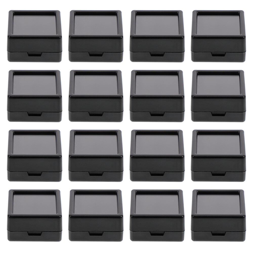 24 Pcs Jewelry Box Display Case with Lid Gemstone Container Boxes Organizer