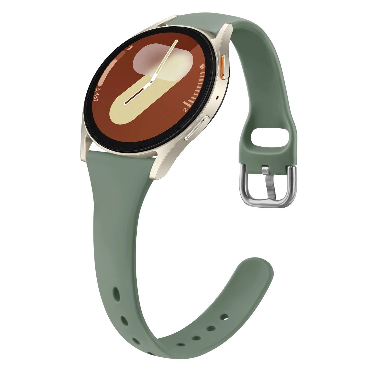 20mm Thin Silicone Strap Band For Samsung Galaxy Watch 7 6 5 4 40mm 44mm