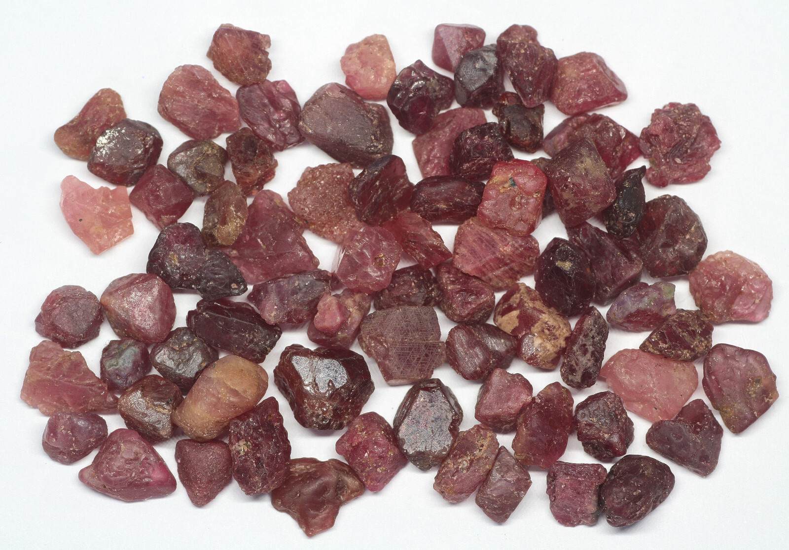 Burma Natural Untreated Small Size PINK/RED SPINEL Specimen Rough 100.00cts