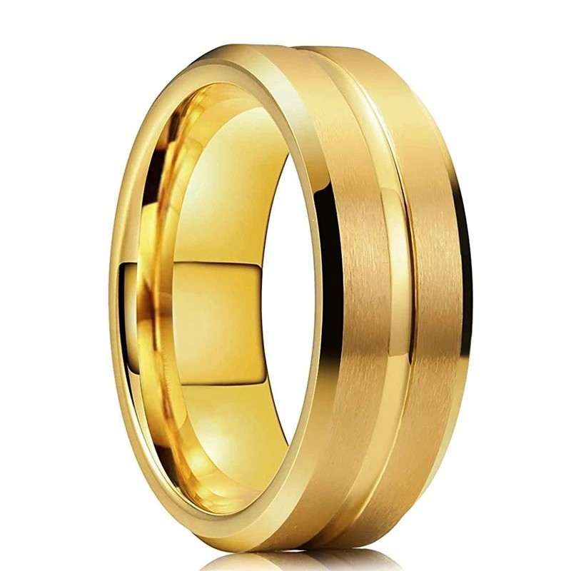 Men Women Gold Plated Blue Black Red Stainless Steel Celtic Dragon Band Ring 8mm