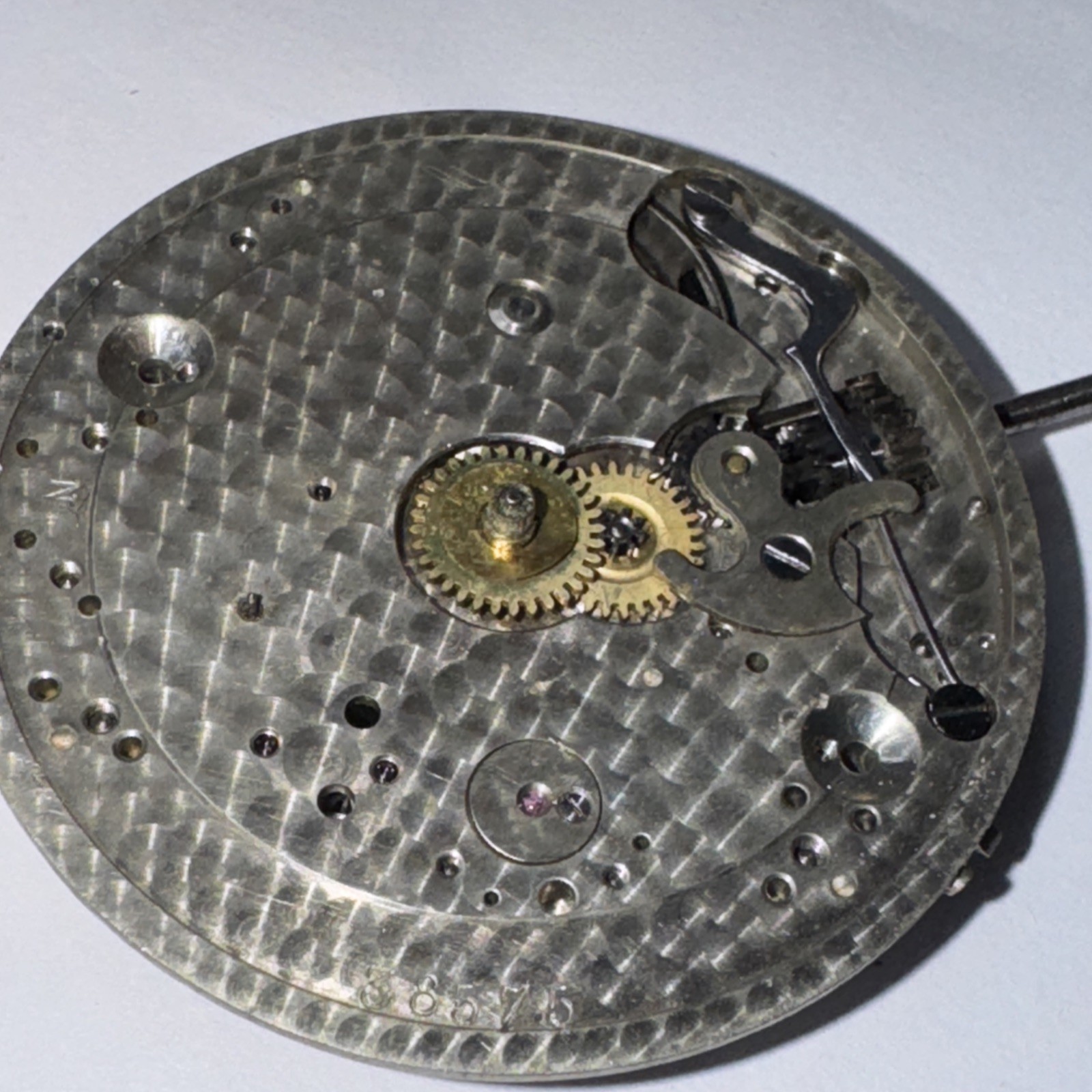 H. Moser & Cie Pocket Watch Dial And Movement Vintage