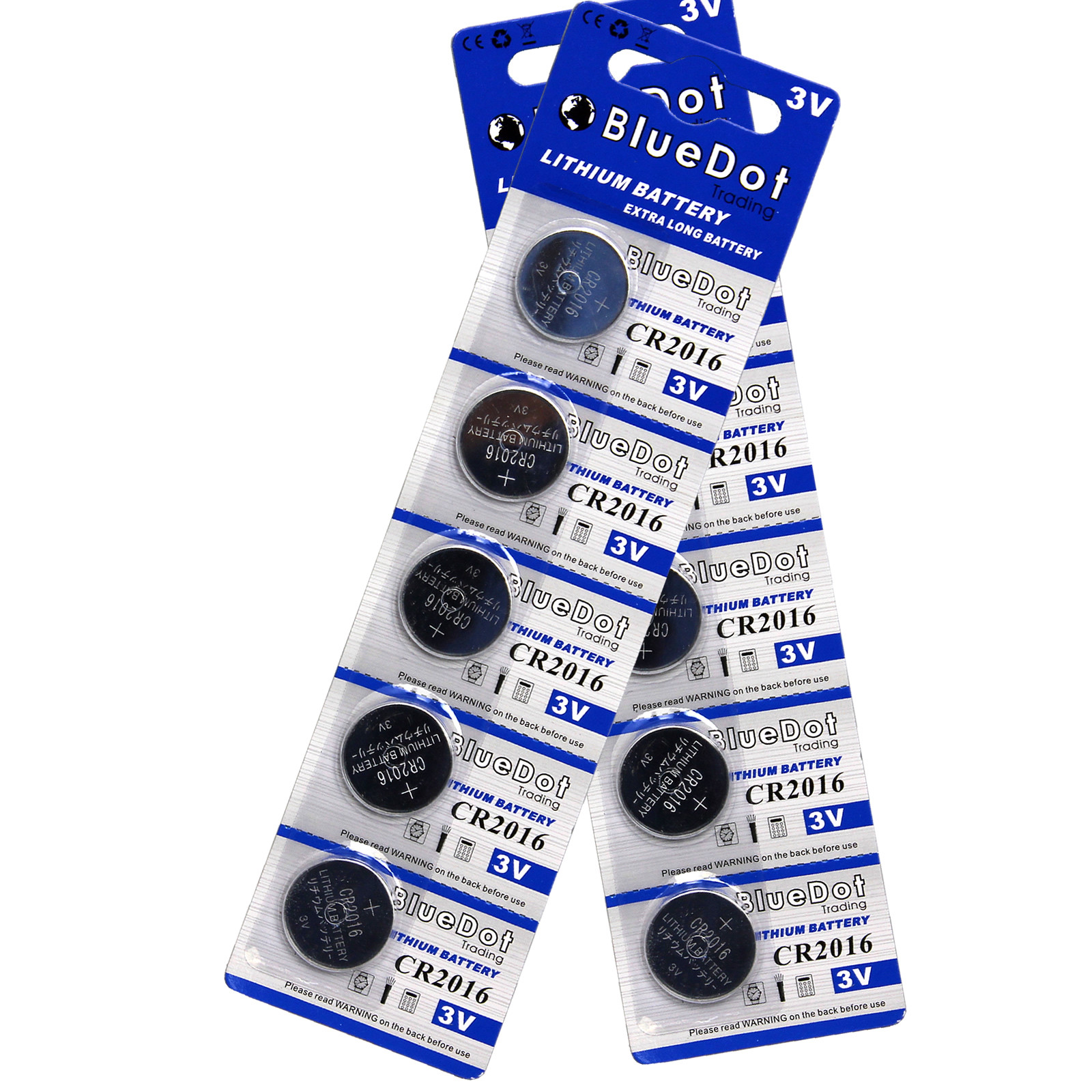 New 10 PCS Lithium Maganese Batteries 3V 3 Volt CR2016 – Quick & Free Shipping