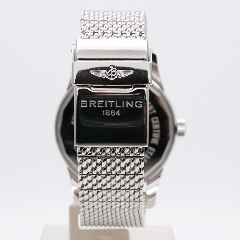 BREITLING Transocean A45310 Day date Silver Dial Automatic Men’s Watch