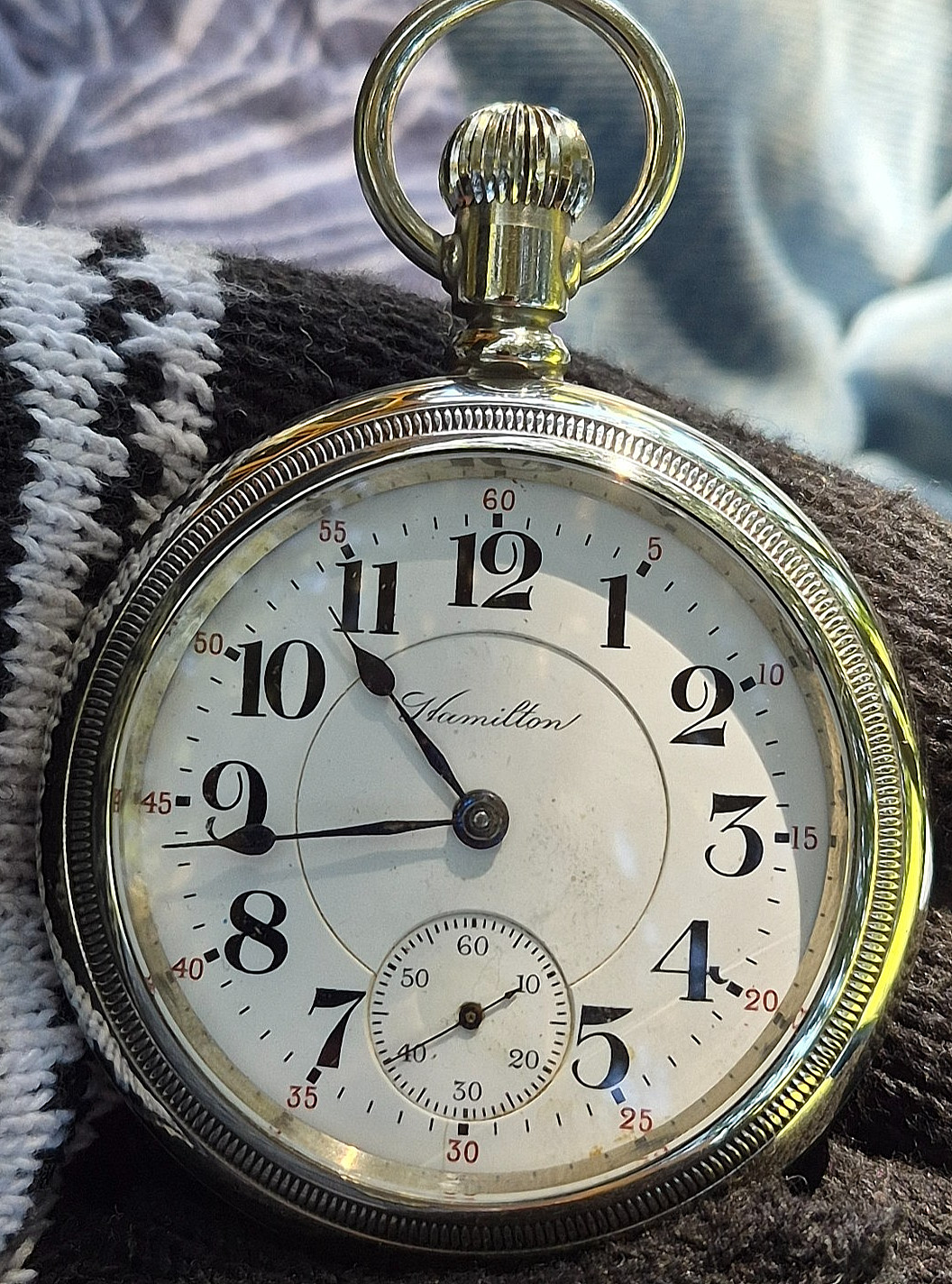 1903 Hamilton 940 21Jewel 18s Scarce Railroad Watch. Display back ~ Serviced!