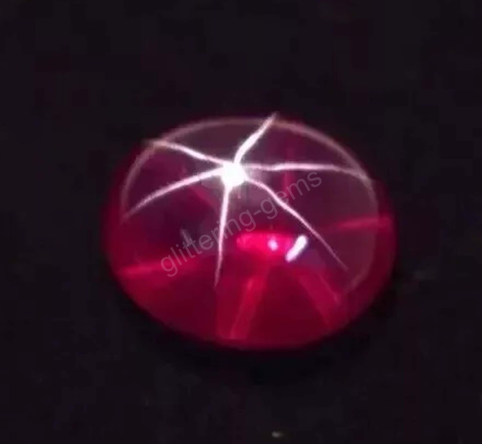 Burma Star Ruby 8.90 Ct Pink 6 Rays Oval Cabochon IGL Certified Loose Gem ” 5SDS