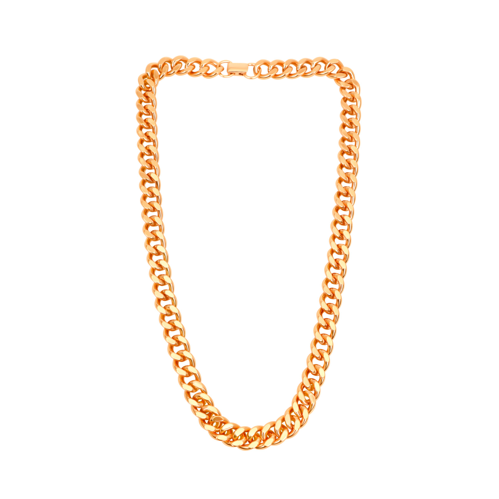 Solid Copper Necklace & Bracelet Set Cuban Link Curb Chain Heavy Men 24 & 8.5 in