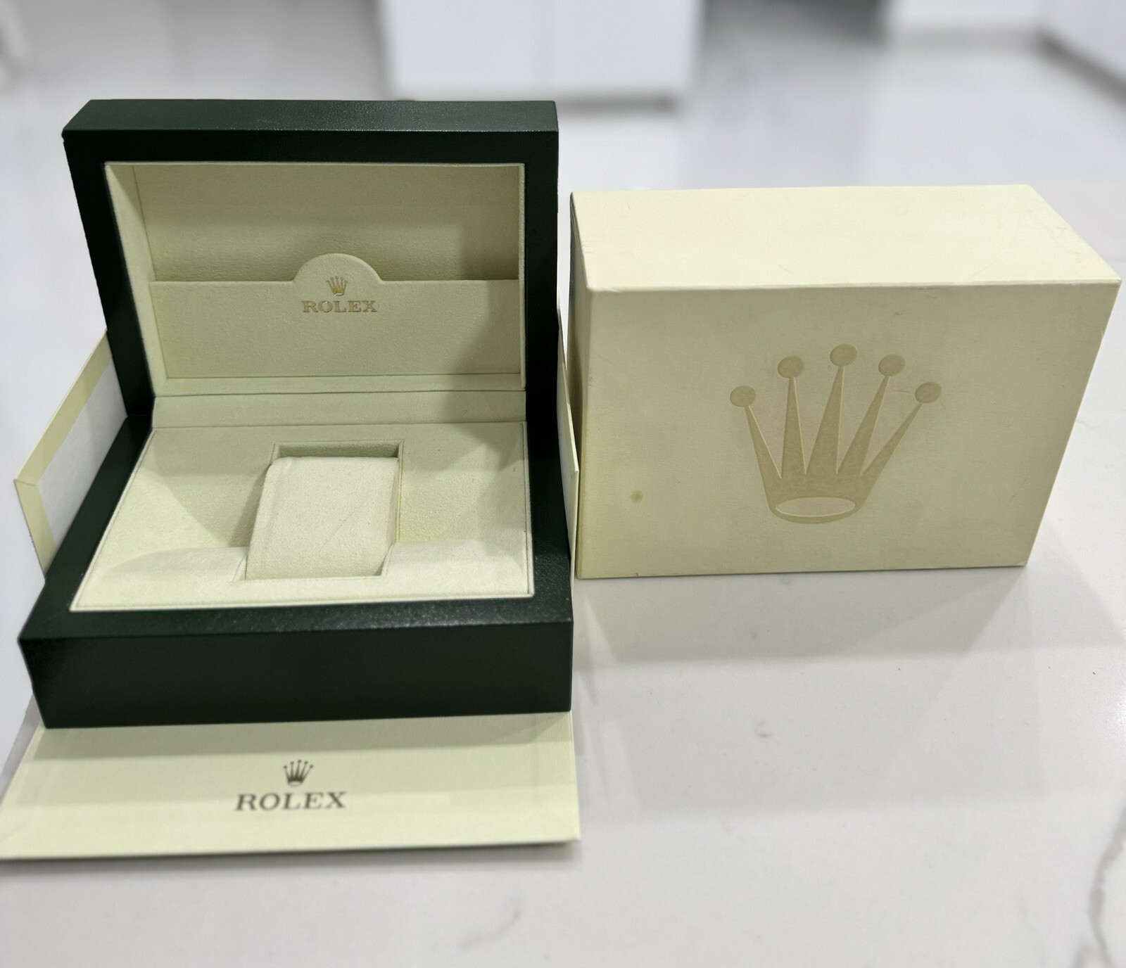 Authentic NEW STYLE ROLEX Explorer II 216570 Watch Box COMPLETE SET 2012-2015