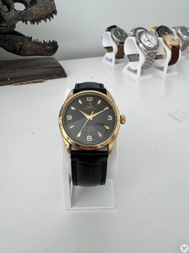 Mens Vintage Tudor Oyster Prince 7965 (Rare Black Honeycomb Dial)