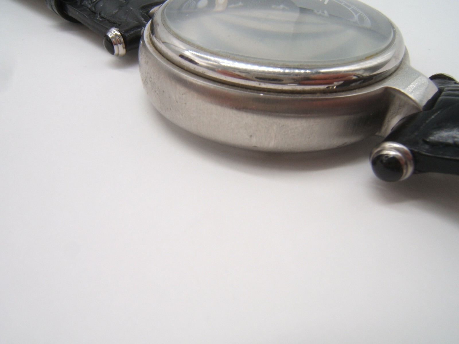 STAUER AUTOMATIC WRIST WATCH MOONPHASE 27 JEWEL 14587 STAINLESS WORKING