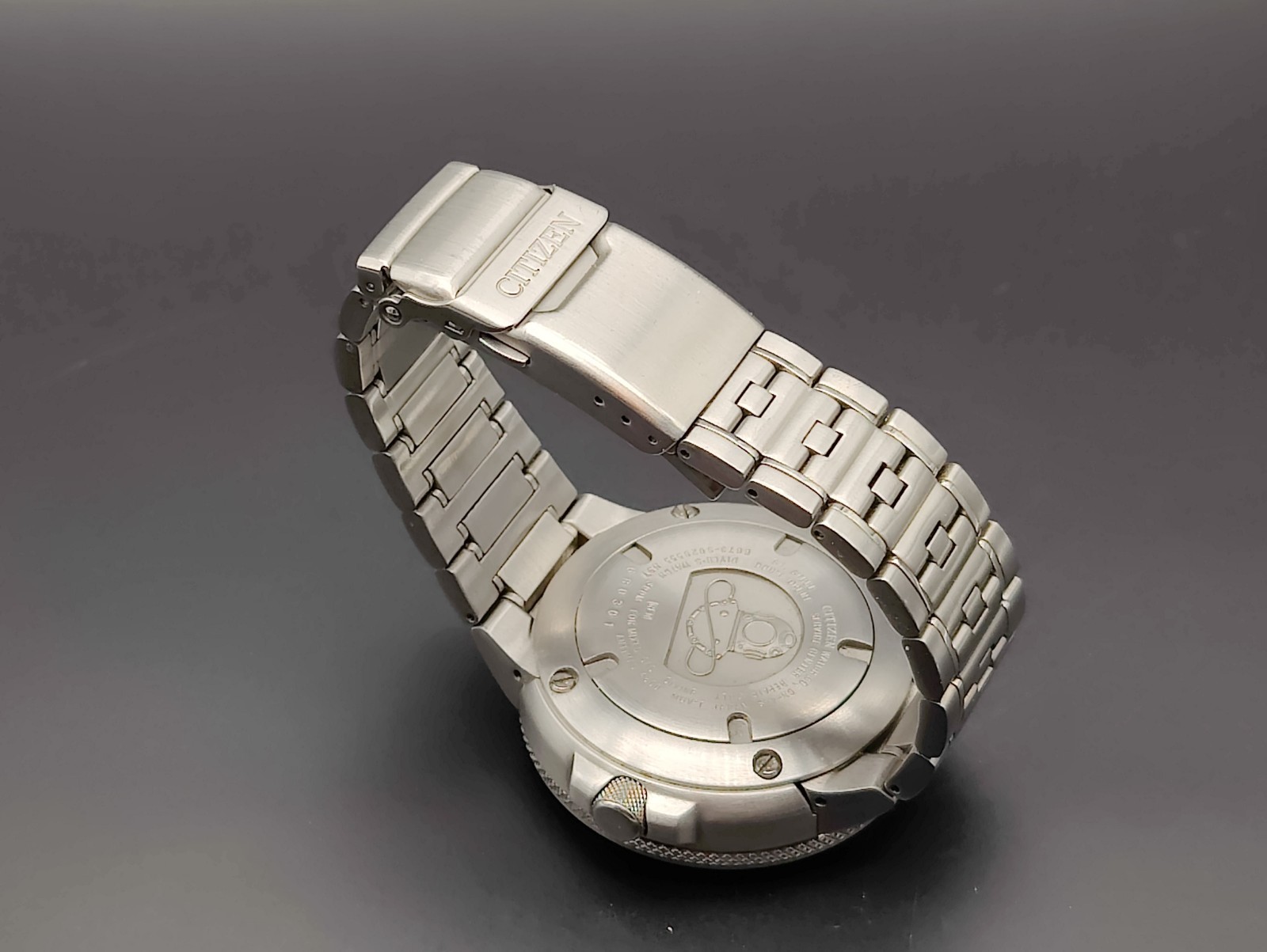 Citizen Promaster BJ8050-59E 300M Eco-Drive EcoZilla Diver Factory Bracelet Rare