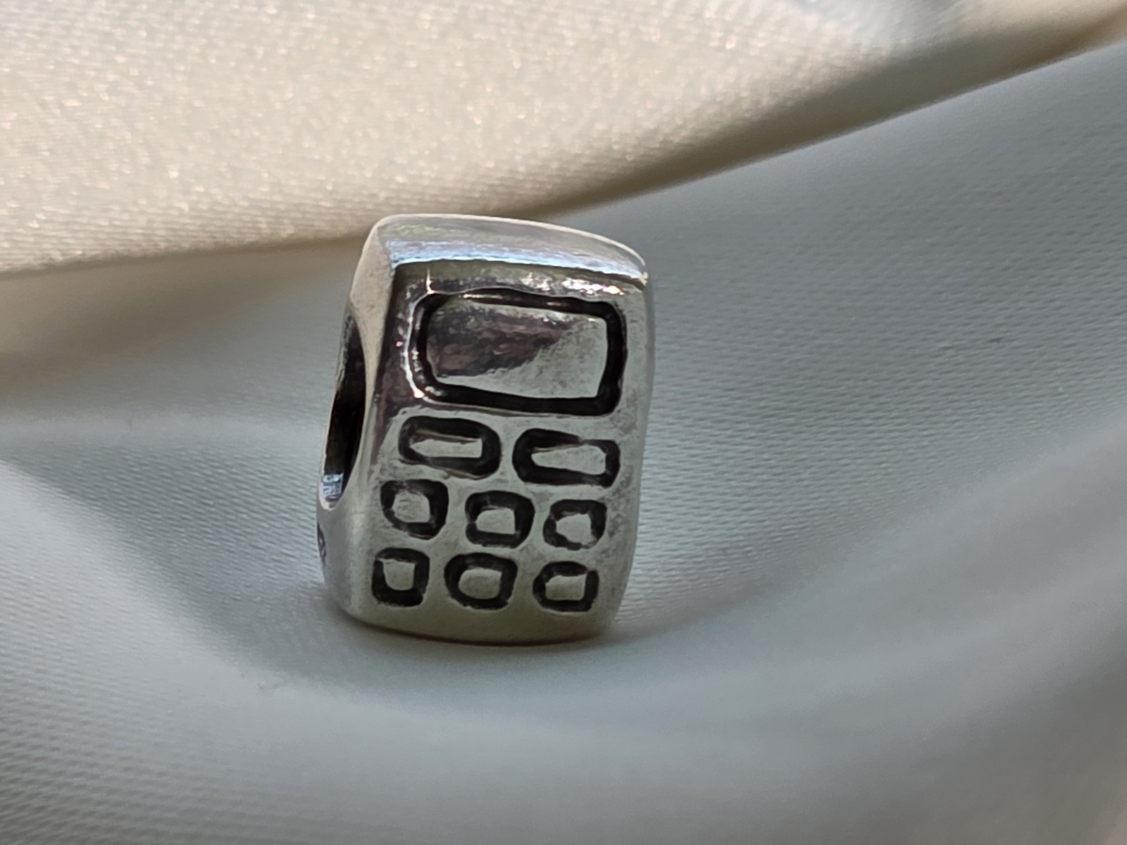 Retired Pandora Sterling Silver Cell Phone / Mobile Phone Charm 790293