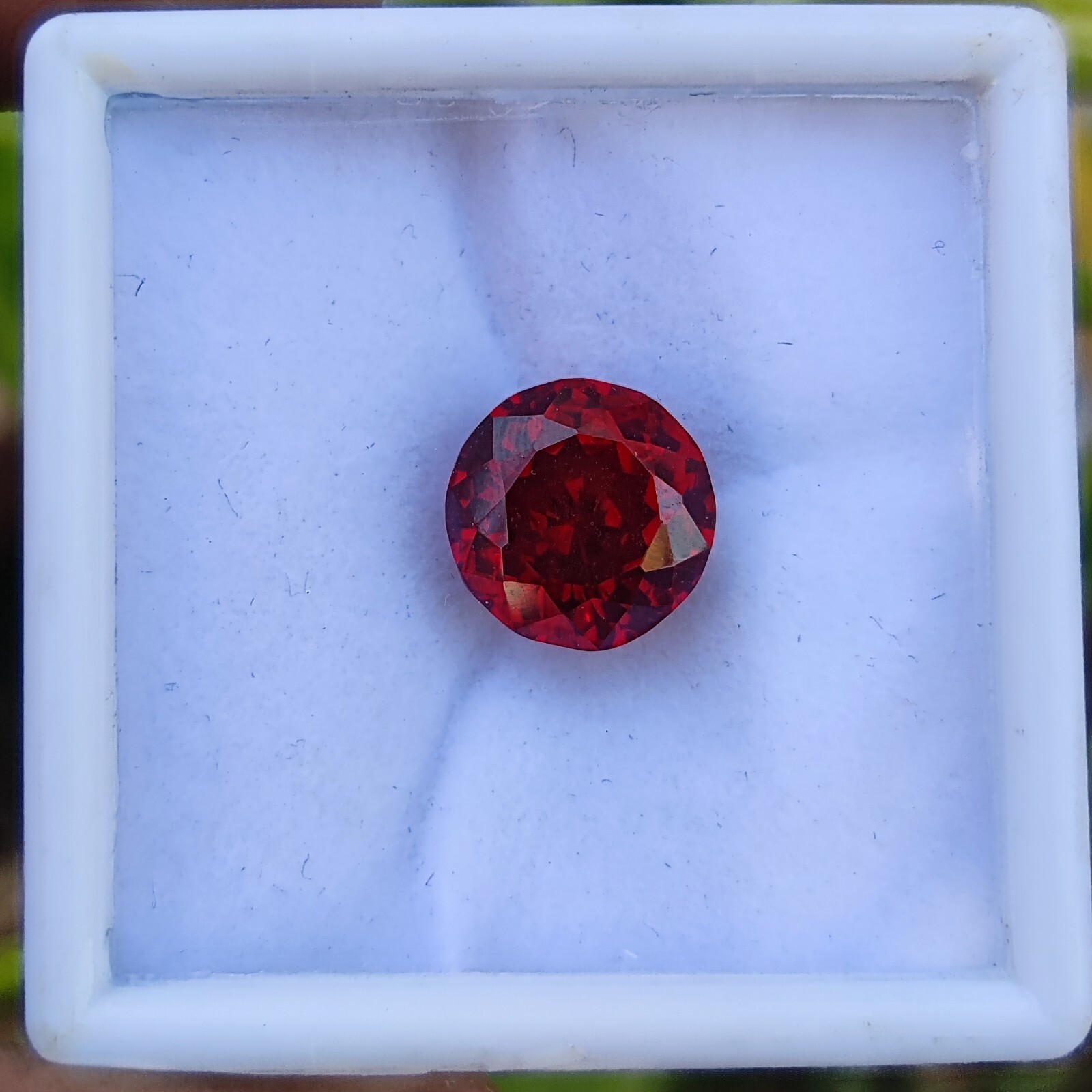26.75 Ct Natural Precious Royal Red Topaz Loose Certified Gemstone Round Shape
