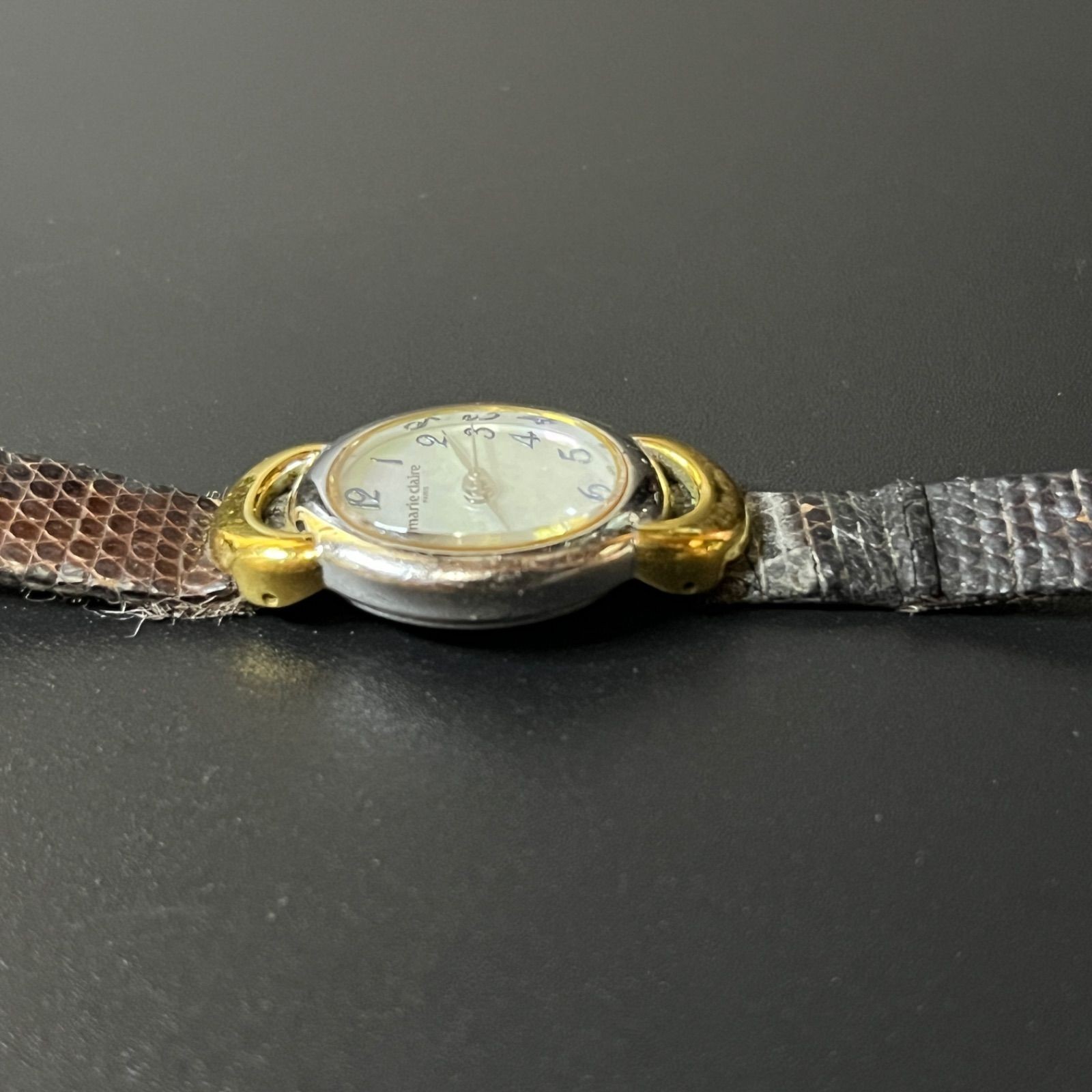 Working Item marie claire QZ White Shell Dial Oval Ladies’ Watch Working Confirm